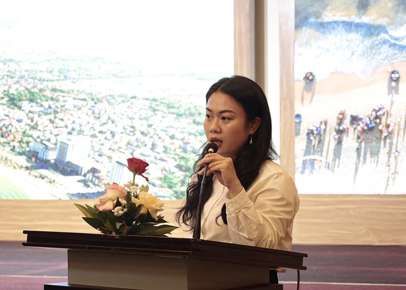 Đại diện Ozo Park phát biểu tại hội nghị.