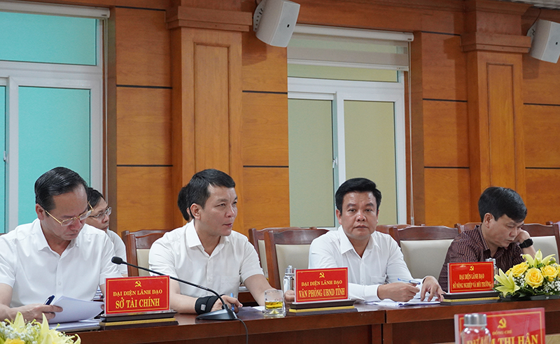 Các đại biểu tham dự buổi làm việc.