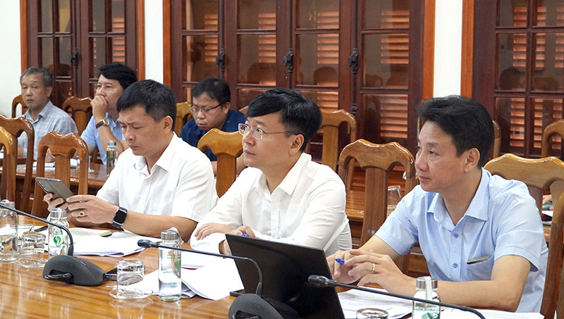 Đại biểu tham dự buổi làm việc