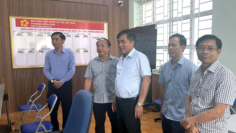 Phường Đồng Sơn đang khẩn trương hoàn tất công tác chuẩn bị, sẵn sàng vận hành vào ngày 1/7