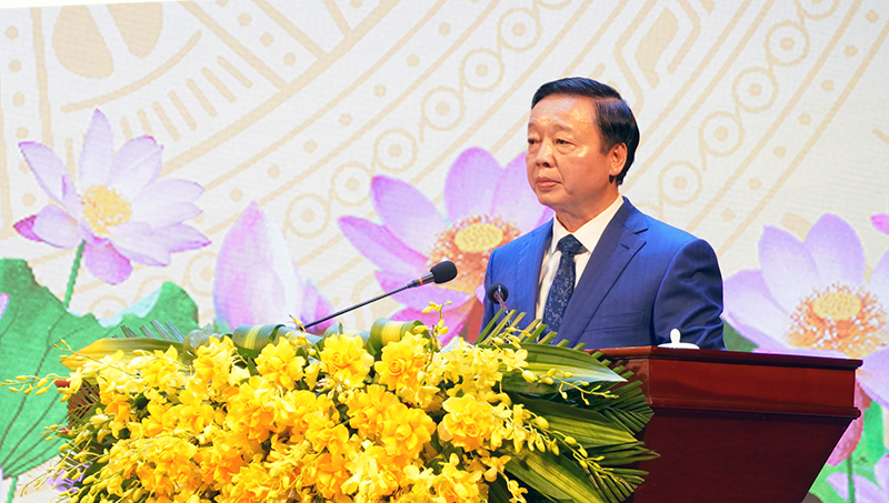 Phó Thủ tướng Chính phủ Trần Hồng Hà phát biểu chỉ đạo tại buổi lễ