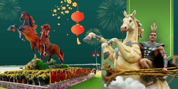 Quảng Trị tràn ngập sắc Xuân Bính Ngọ 2026 qua những hình tượng linh vật ngựa