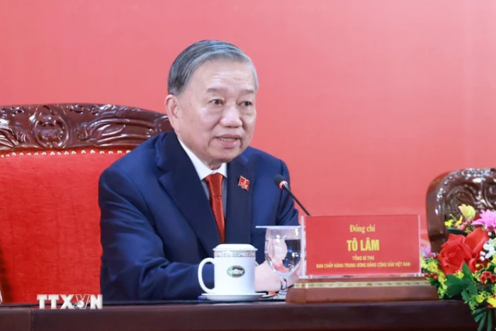 Tổng Bí thư Tô Lâm chủ trì họp báo công bố kết quả Đại hội XIV của Đảng