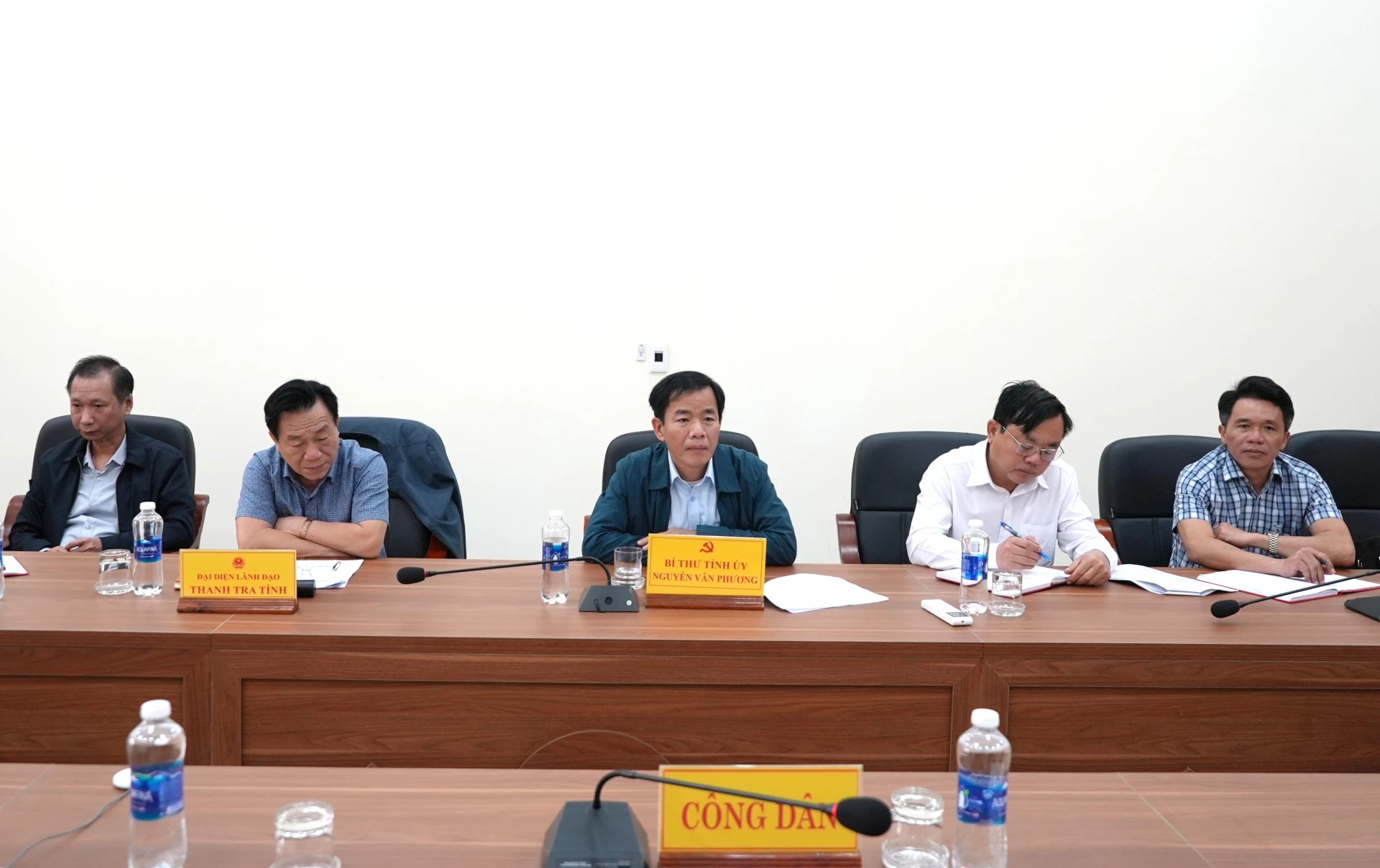 Đồng chí Nguyễn Văn Phương, Bí thư Tỉnh ủy kết luận phiên tiếp công dân - Ảnh: Trung Đức