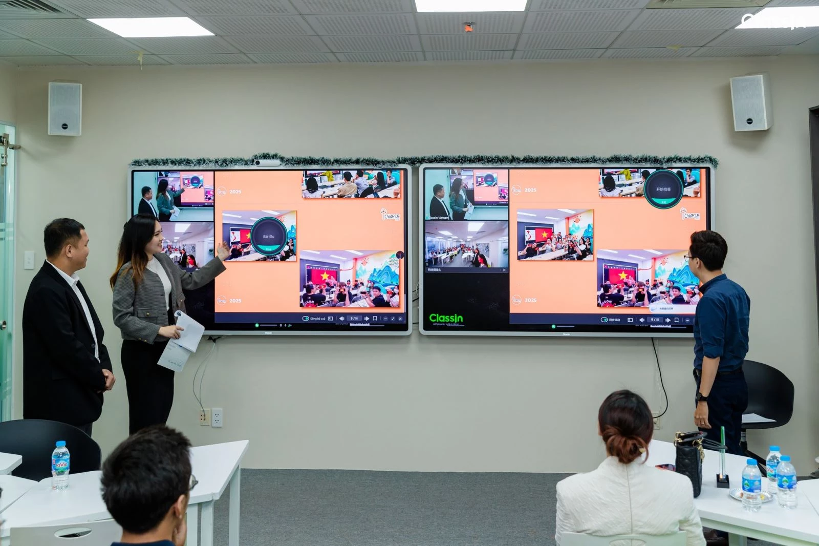 Màn hình tương tác thông minh ClassIn Board có tích hợp trí tuệ nhân tạo (Nguồn: ClassIn Vietnam).