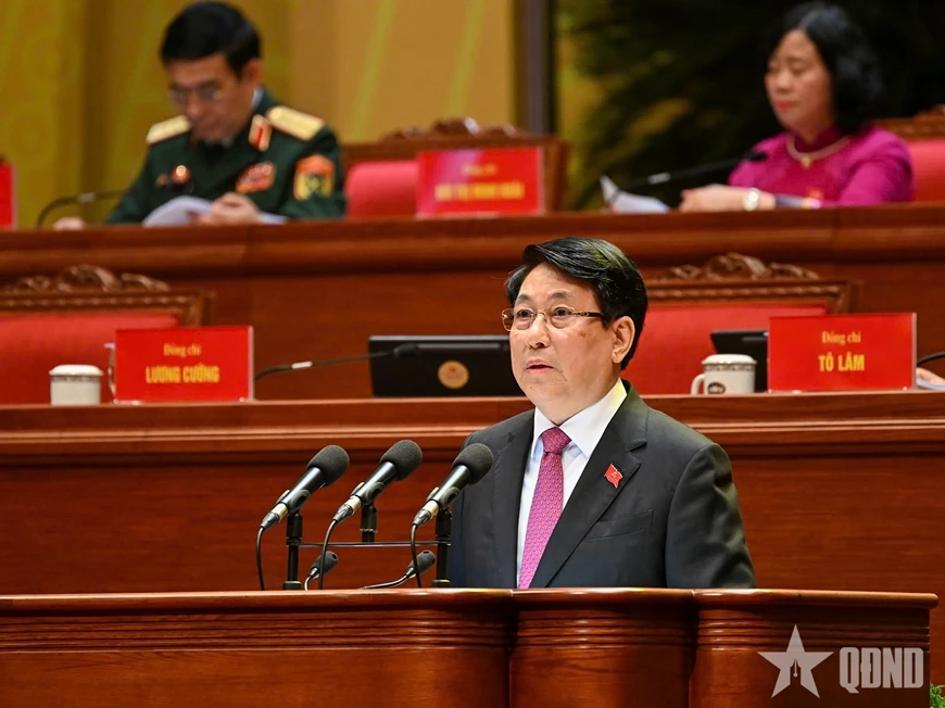 Diễn văn khai mạc Đại hội XIV của Đảng do đồng chí Lương Cường, Chủ tịch nước trình bày tại Đại hội