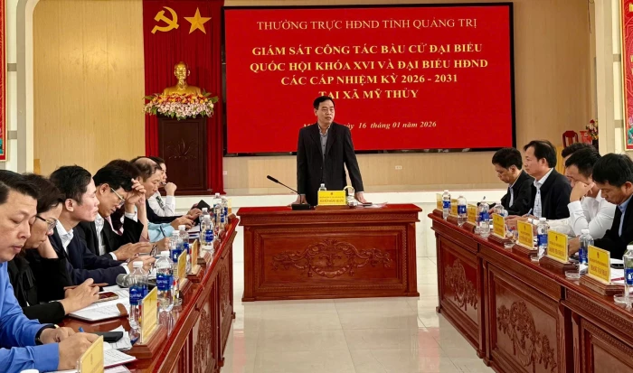 Giám sát công tác bầu cử đại biểu Quốc hội và đại biểu HĐND các cấp tại xã Mỹ Thủy