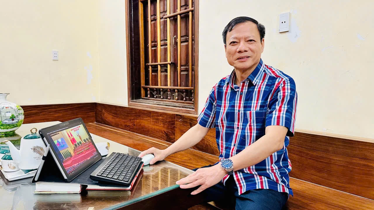 Ông Nguyễn Cảnh Tuấn, xã Minh Hóa - Ảnh: C.H