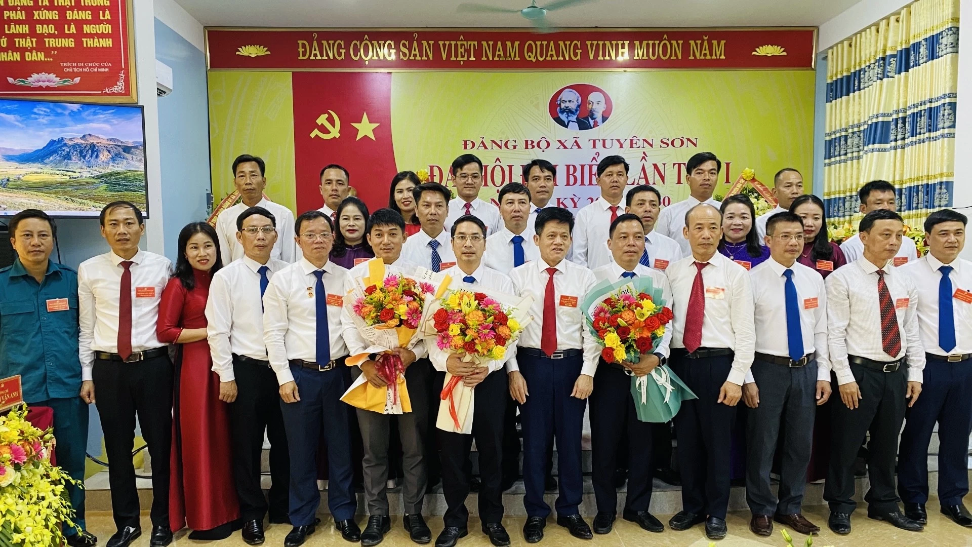 Đại hội đại biểu Đảng bộ xã Tuyên Sơn lần thứ I, nhiệm kỳ 2025-2030 diễn ra thành công, tốt đẹp - Ảnh: Đ.A