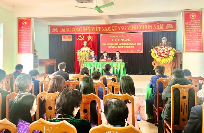 Đảng ủy xã Tân Gianh triển khai nhiệm vụ xây dựng Đảng năm 2026