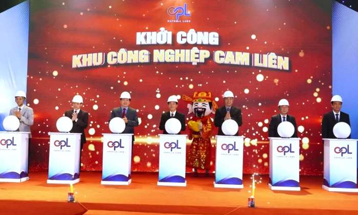 Khởi công dự án Đầu tư xây dựng và kinh doanh cơ sở hạ tầng Khu công nghiệp Cam Liên