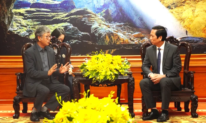 Lãnh đạo tỉnh tiếp xã giao đoàn công tác Văn phòng KOICA Việt Nam