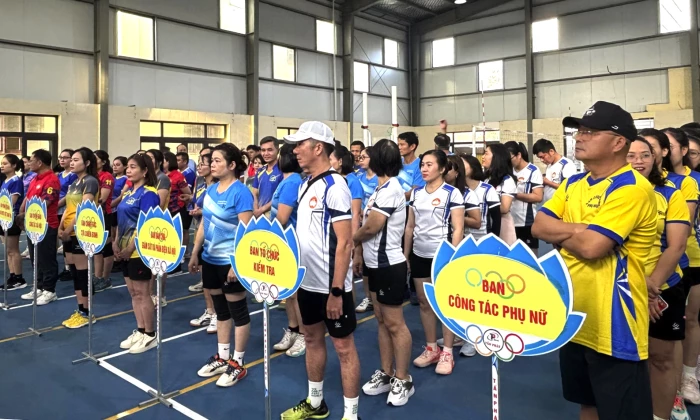 Giải bóng chuyền hơi 'Mừng Đảng-Mừng Xuân Bính Ngọ 2026'