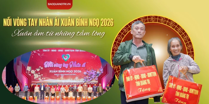 'Nối vòng tay nhân ái' Xuân Bính Ngọ 2026: Xuân ấm từ những tấm lòng