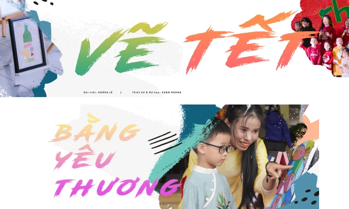 'Vẽ Tết bằng yêu thương'
