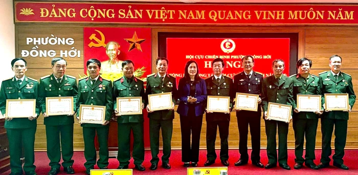 Hội Cựu chiến binh phường Đồng Hới:

Phấn đấu 100% chi hội thực hiện tốt các phong trào, cuộc vận động