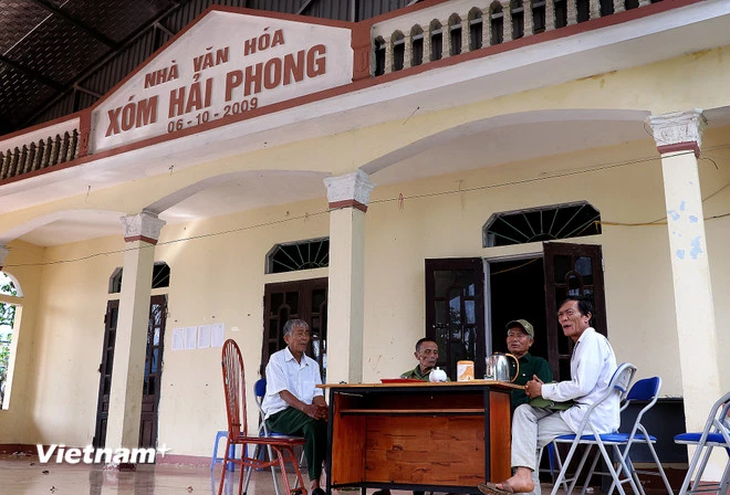 Nhà văn hóa Xóm Hải Phong, xã Thung Nai, Phú Thọ. (Ảnh: Thanh Hải/Vietnam+)