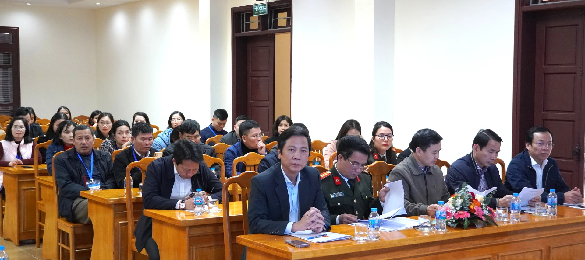 Các đại biểu tham dự lễ. Ảnh: H.Tr