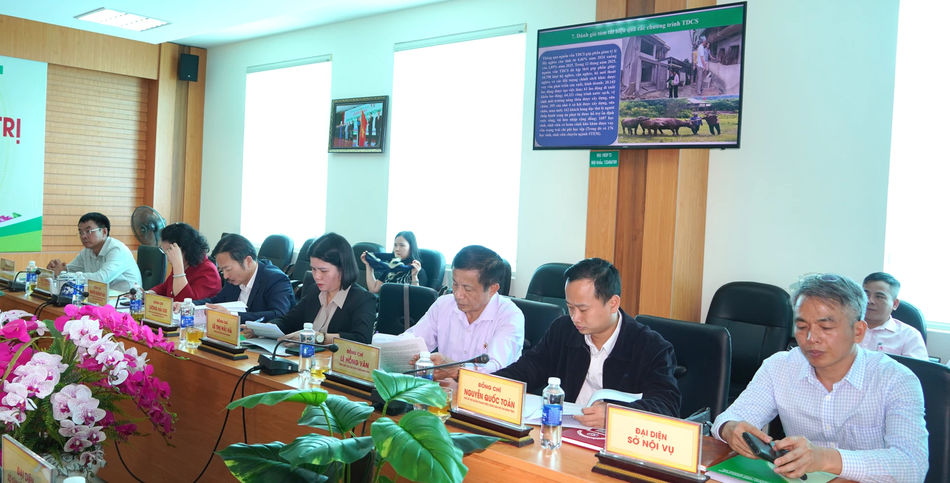 Đại biểu đại diện các sở, ngành dự hội nghị. Ảnh: H.Tr.