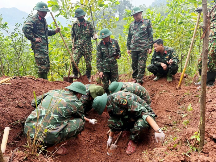 Xã Đakrông: Quy tập 2 hài cốt liệt sĩ tại thôn Trại Cá