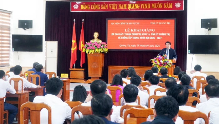 Khai giảng lớp Cao cấp Lý luận chính trị hệ không tập trung