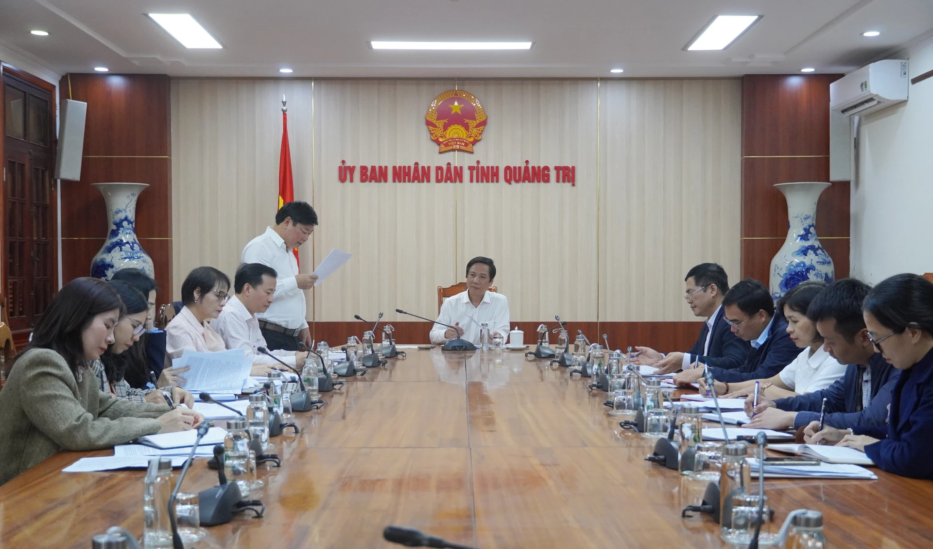 Toàn cảnh phiên họp lần thứ 2 của Hội đồng quản lý Quỹ PTĐ tỉnh - Ảnh: X.P

