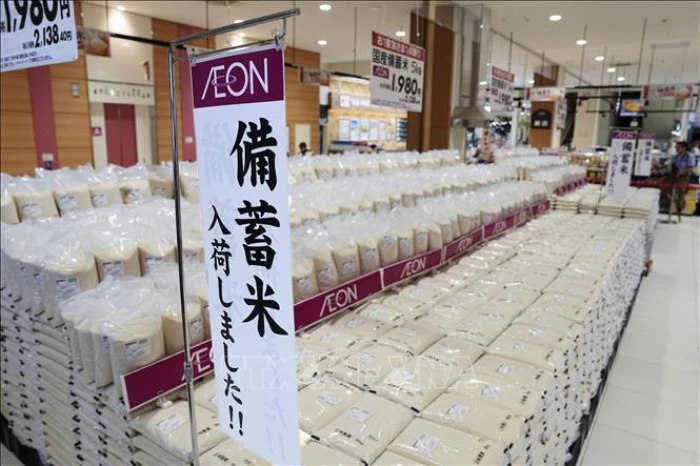 Lượng gạo tồn kho ở Nhật Bản tăng cao kỷ lục