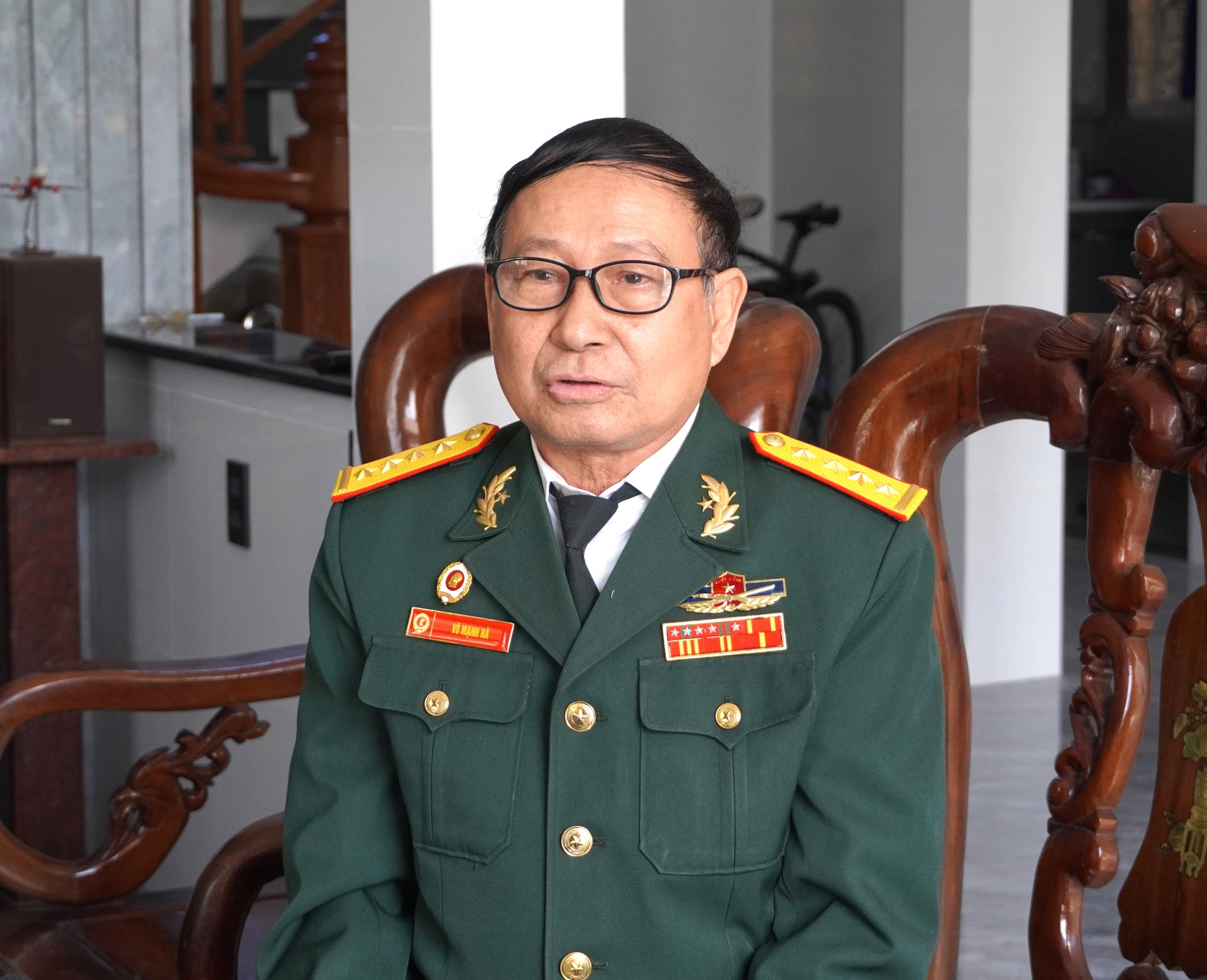 Cựu chiến binh Võ Mạnh Hà kỳ vọng Đại hội tiếp tục khơi dậy mạnh mẽ khát vọng phát triển - Ảnh: H.TR