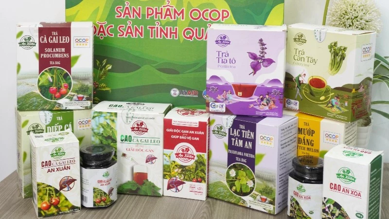 Các sản phẩm nông nghiệp hữu cơ của An Xuân được sản xuất tại tỉnh Quảng Trị.