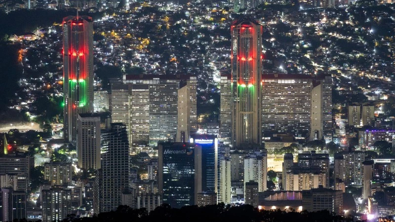 Quang cảnh thủ đô Caracas, Venezuela, ngày 8/12/2025. (Ảnh: THX/TTXVN)