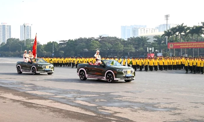 5 nghìn cán bộ, chiến sĩ Công an nhân dân tham gia xuất quân và diễn tập bảo vệ Đại hội đại biểu toàn quốc lần thứ XIV của Đảng