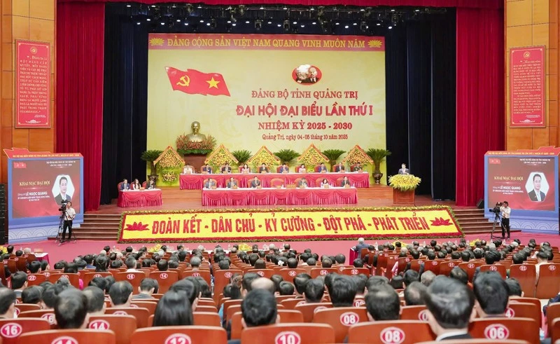 Đại hội đại biểu Đảng bộ tỉnh Quảng Trị lần thứ I, nhiệm kỳ 2025-2030.