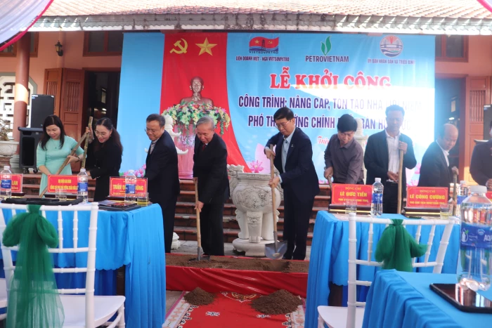 Khởi công công trình nâng cấp, cải tạo Nhà lưu niệm Phó Thủ tướng Trần Hữu Dực