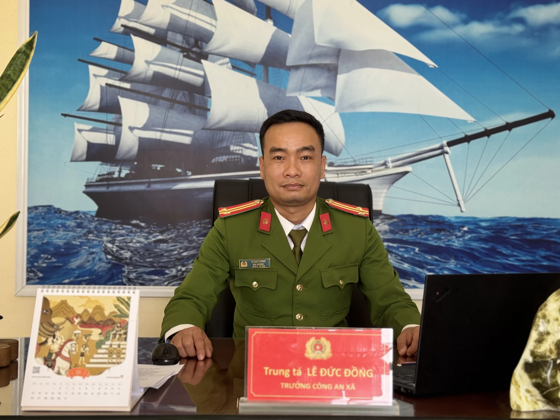 Trung tá Lê Đức Đồng tin tưởng Đại hội sẽ mở ra hướng đi mới - Ảnh: M.L