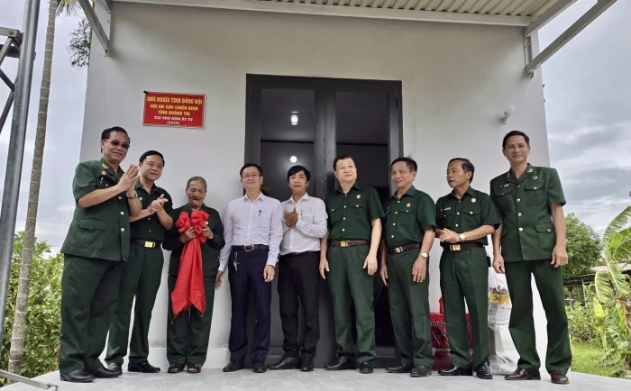 Cựu chiến binh góp sức xóa 179 nhà tạm, nhà dột nát