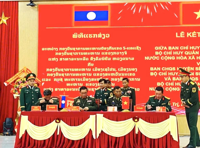 Chung tay xây dựng tuyến biên giới hòa bình, hữu nghị, hợp tác, phát triển bền vững