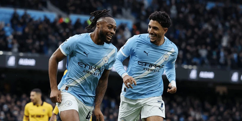 Omar Marmoush và Antoine Semenyo lập công mang chiến thắng về cho Man City.Omar Marmoush và Antoine Semenyo lập công mang chiến thắng về cho Man City.