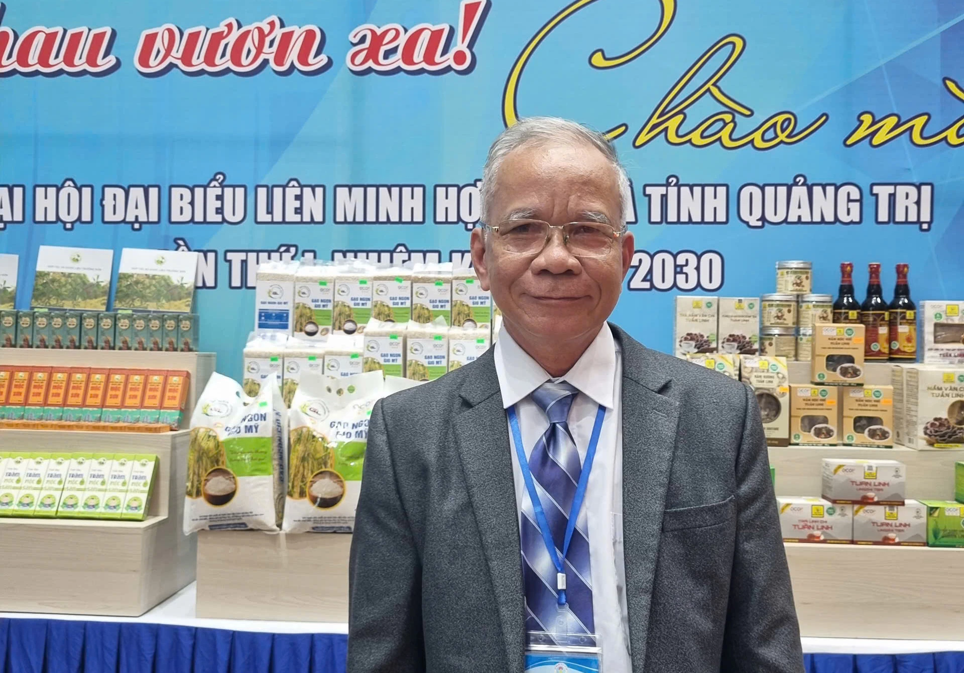 Ông Nguyễn Giang tham dự Đại hội đại biểu Liên minh Hợp tác xã tỉnh Quảng Trị lần thứ I, nhiệm kỳ 2025-2030 - Ảnh: T.P