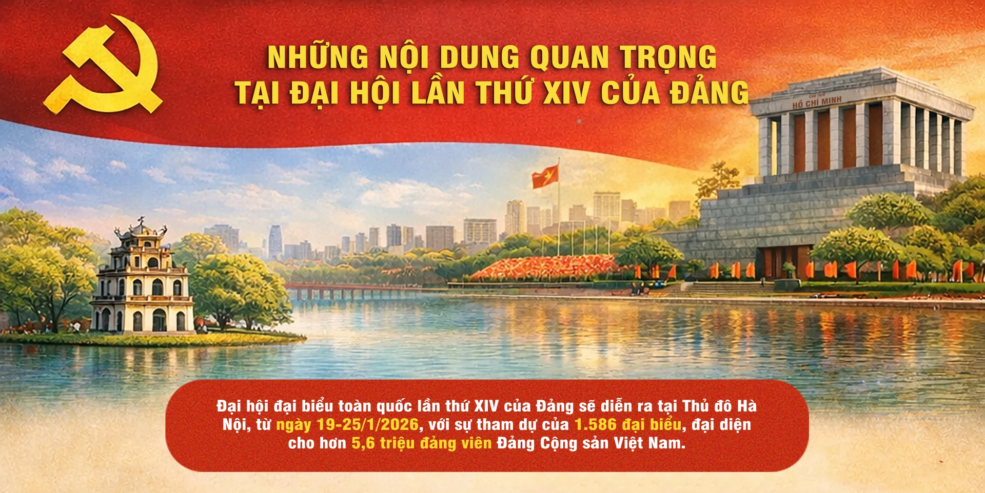 Những nội dung quan trọng tại Đại hội lần thứ XIV của Đảng
