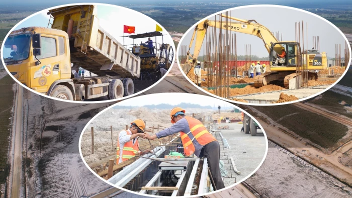 Khí thế sôi nổi trên công trường các công trình trọng điểm chào mừng Đại hội XIV của Đảng