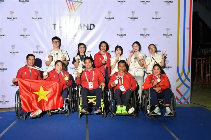 ASEAN Para Games 13: Điền kinh Việt Nam hoàn tất cú 'poker' huy chương Vàng