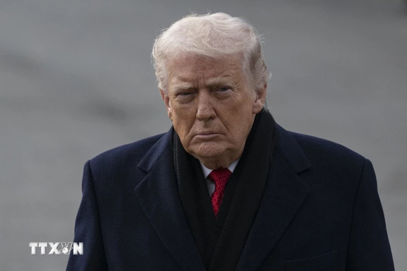 Tổng thống Mỹ Donald Trump. (Ảnh: Anadolu Agency/TTXVN)