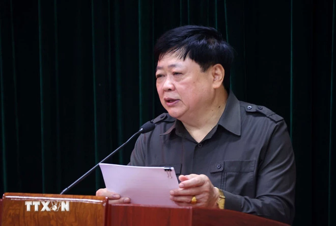 Phó Giáo sư-Tiến sĩ Nguyễn Thế Kỷ, nguyên Ủy viên Trung ương Đảng, Phó Chủ tịch Hội đồng Lý luận Trung ương. (Ảnh: Văn Điệp/TTXVN)