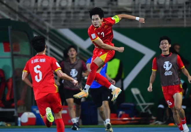 Thống kê của Đình Bắc ở Vòng chung kết U23 châu Á 2026 là một trong những màn trình diễn cá nhân xuất sắc nhất trong lịch sử bóng đá Việt Nam. (Ảnh: afc)