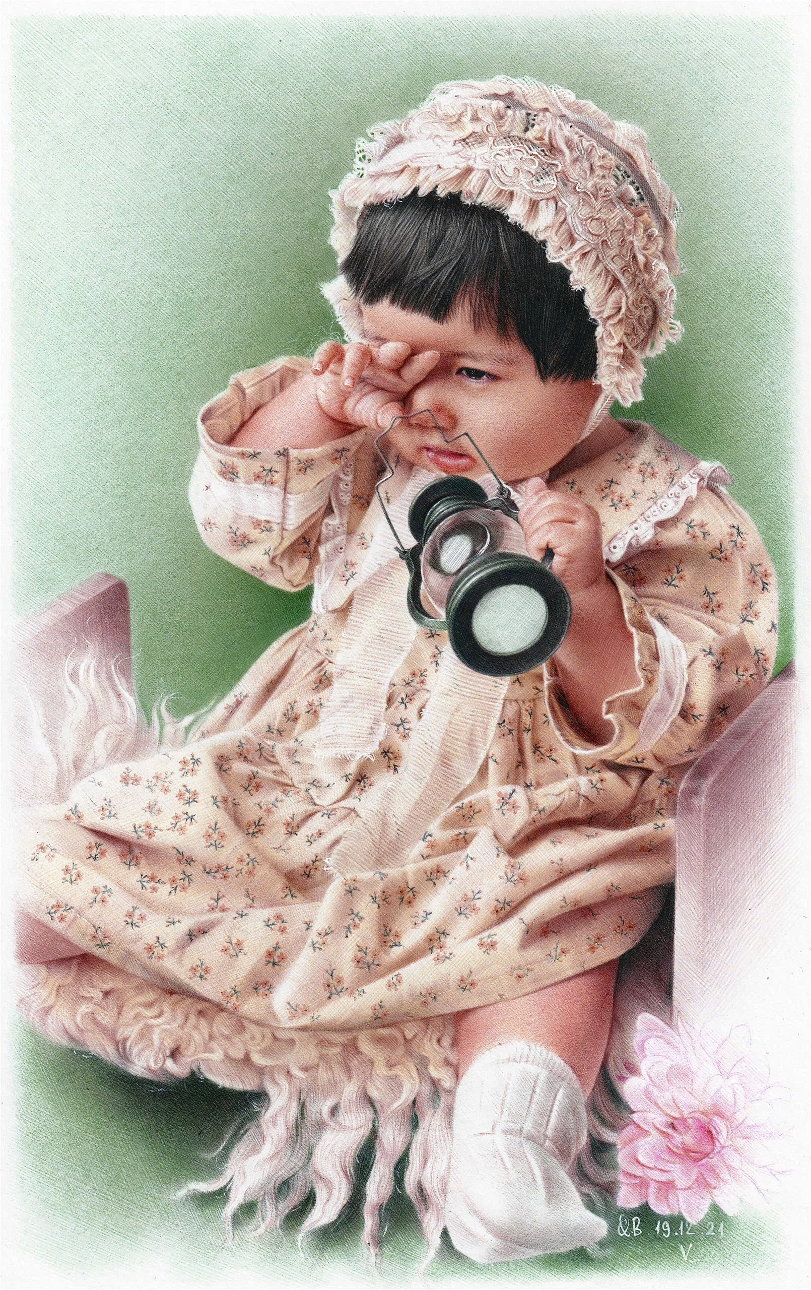 Một số bức tranh truyền thần ấn tượng vẽ bằng bút bi của Nguyễn Thế Vũ - Ảnh: D.H