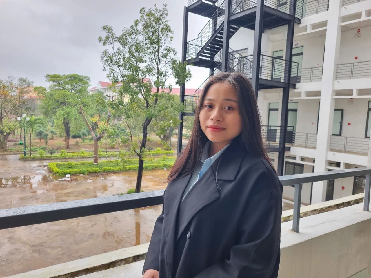 Sinh viên, đảng viên trẻ Trần Nữ Hương Mây - Ảnh: Nh.V