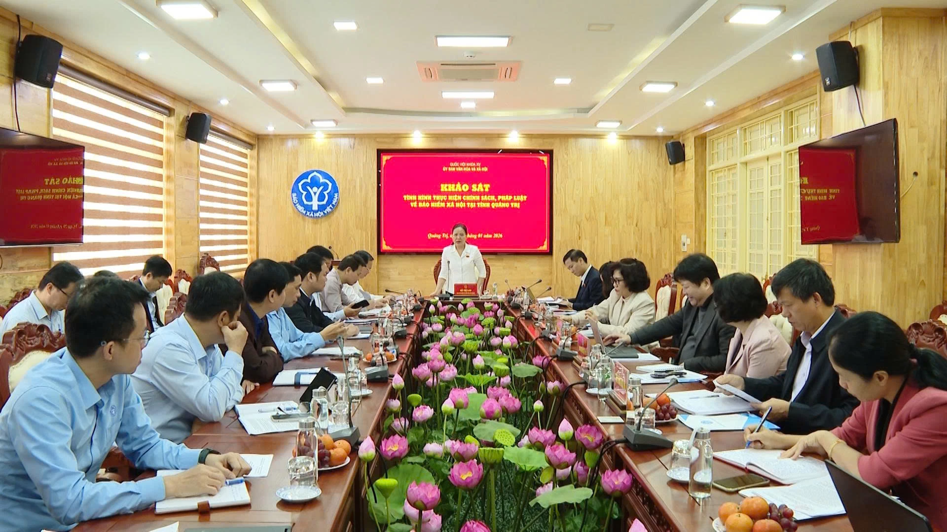 Quang cảnh buổi làm việc - Ảnh: C.H