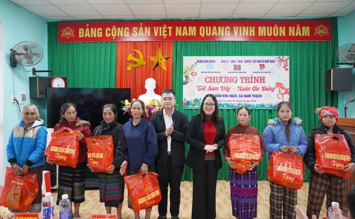 Xã Nam Trạch: Nhiều hoạt động có ý nghĩa tại chương trình 'Tết sum vầy - Xuân ơn Đảng'