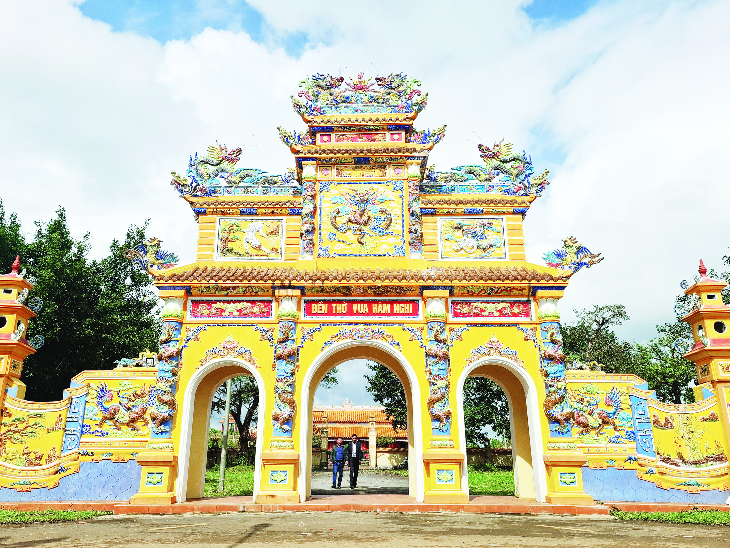 Cổng thành Tân Sở tại xã Cam Lộ - Ảnh: X.V