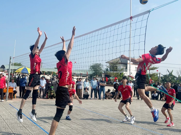 Xã Nam Trạch: Tổ chức giải bóng chuyền mừng Đảng, mừng Xuân Bính Ngọ 2026